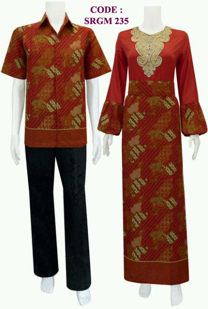  GAMBAR  BATIK  235 koleksi baju  batik  modern