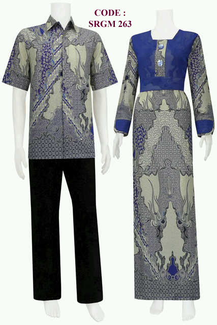gambar sarimbir gamis koleksi baju batik modern 