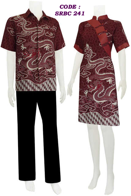 Dress batik  motif ular naga code SRBC 24 koleksi baju 
